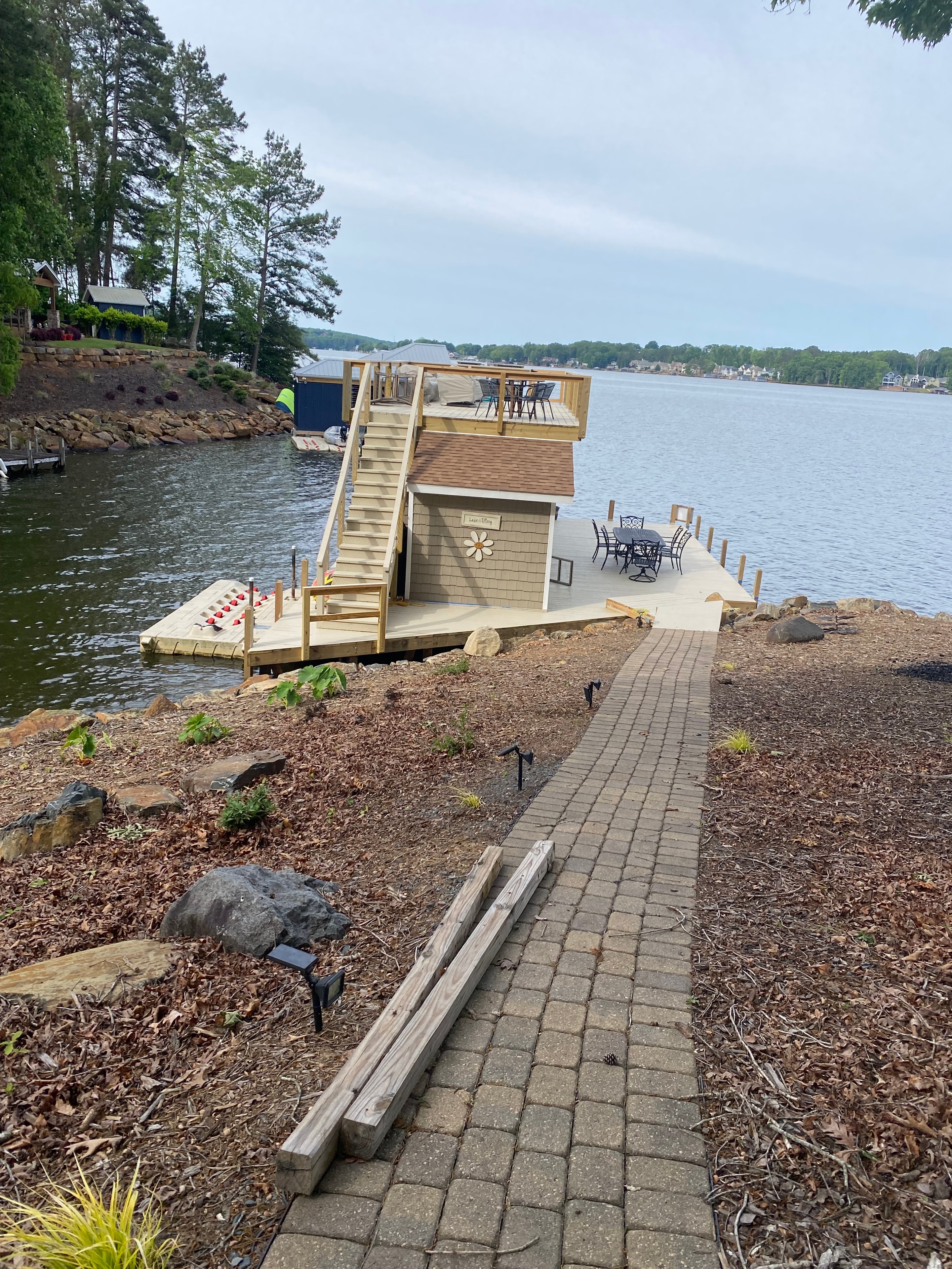 SHT Construction — waterfront boathouse and dock build
