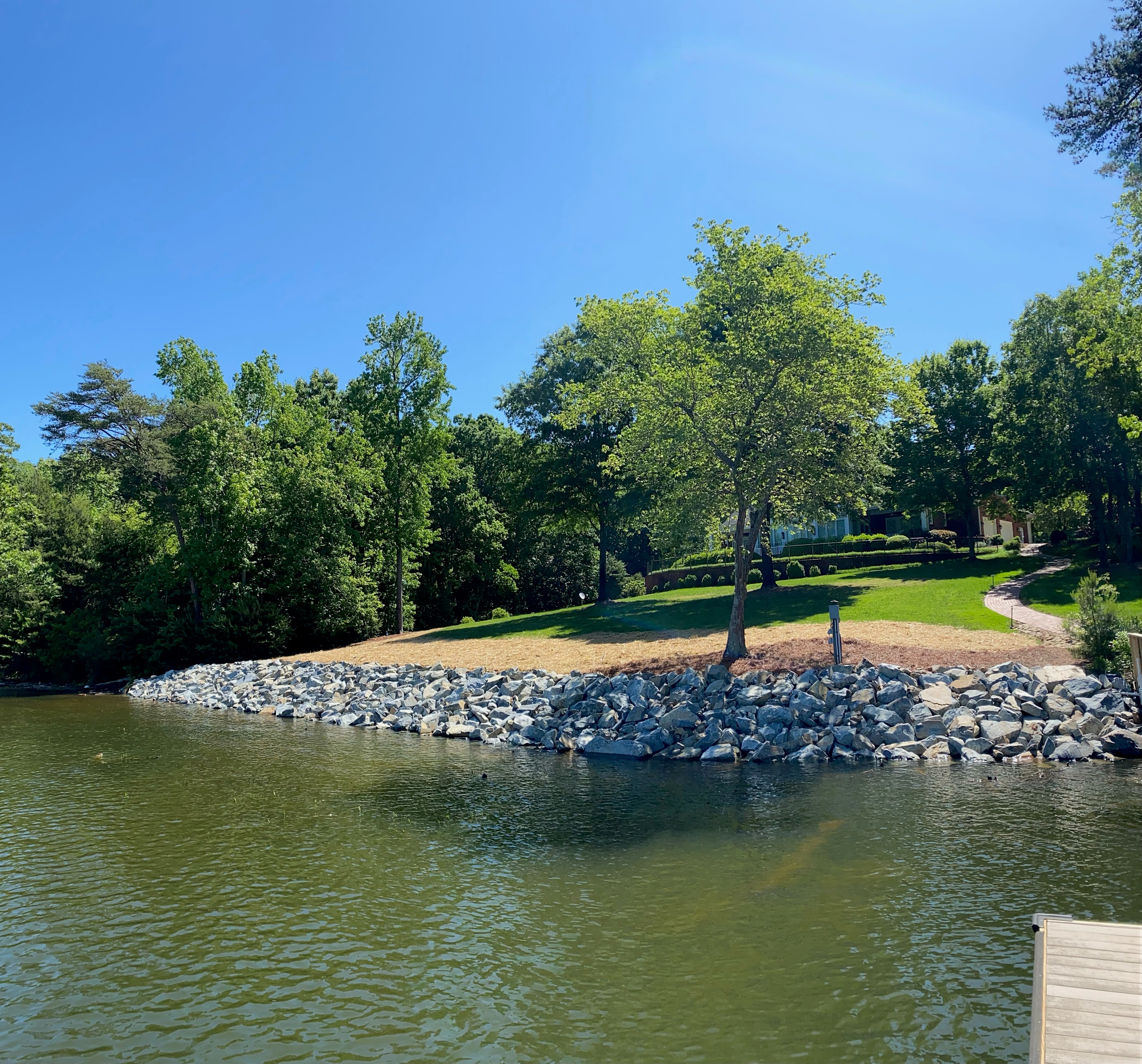 SHT Construction — shoreline seawall work